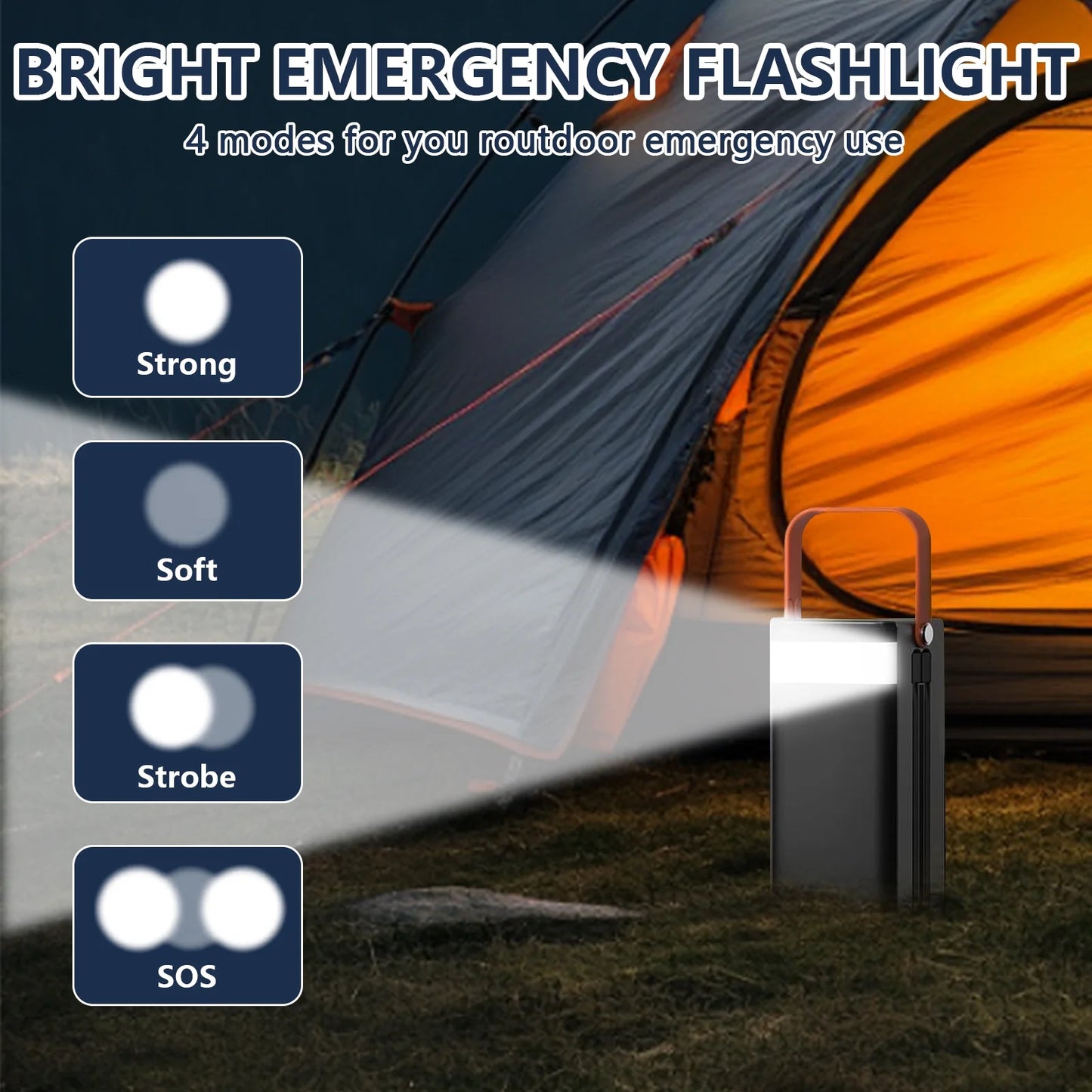 Finew Portable Charger 60000 Mah 120W Super Fast Charger Outdoor Camping Live Power Bank,Power Station LED Display External Battery Pack,Compatible with Iphone & Android Cell Phone